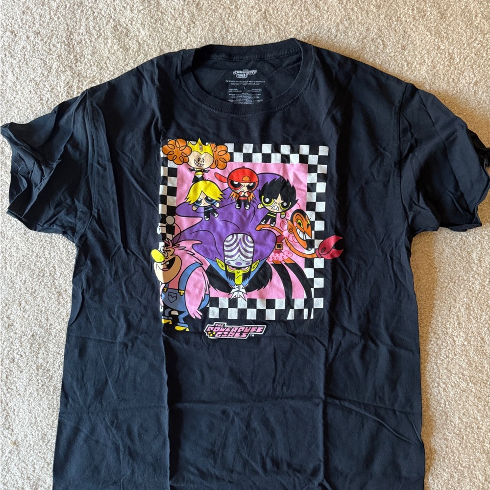 Cartoon Network Black Powerpuff Girls Tee